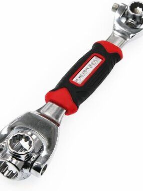 Universal Grip Wrench with 360° Rotating Socket Heads(1 Pack)